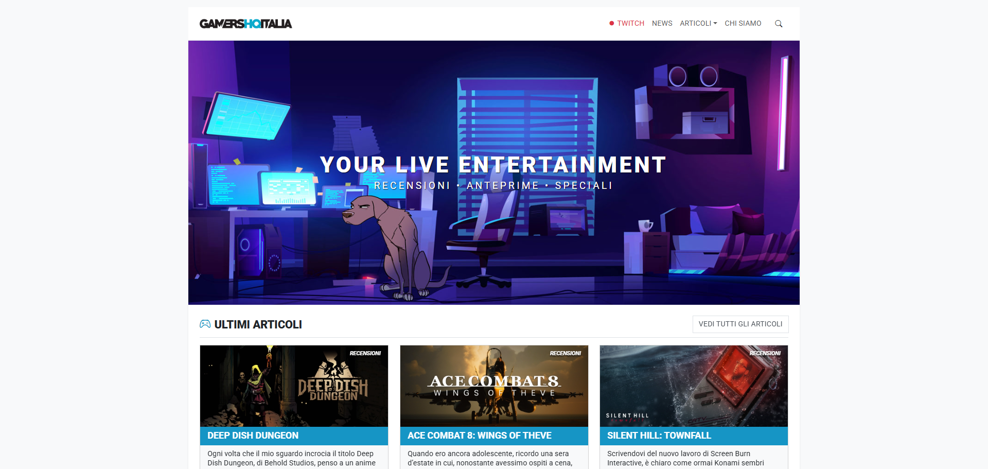 Anteprima progetto GamersHQ Italia